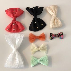 8 hair bow bundle